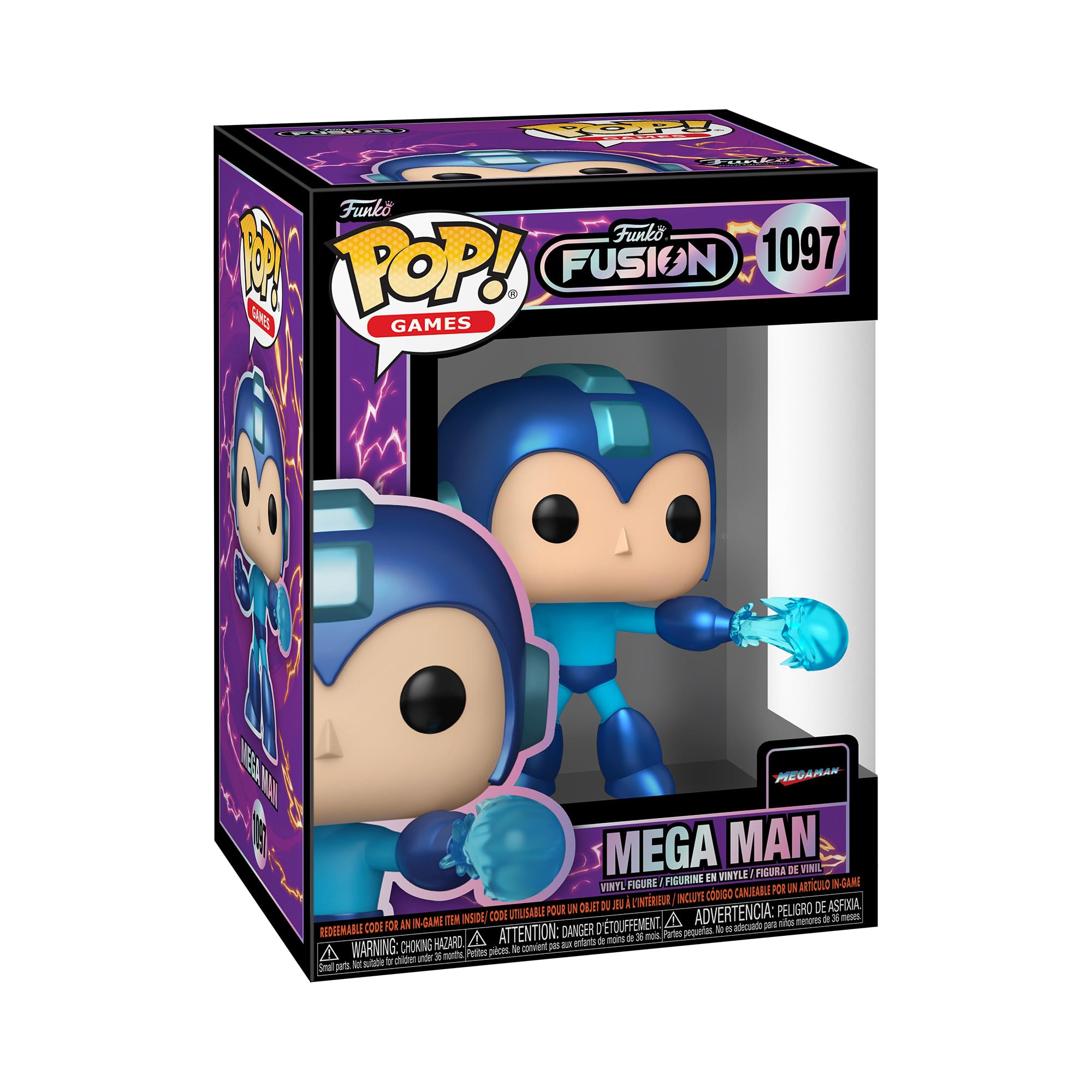 Amazon.com: Funko Pop! Games: Fusion - Megaman - Mega Man - 1/6
